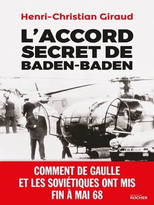cover image of L'Accord secret de Baden-Baden